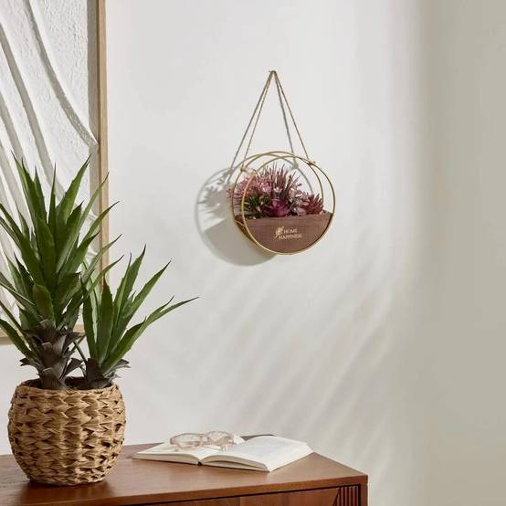 Atmosphera - Plante artificielle Krist H.20cm marron - Atmosphera Créateur d'intérieur - Image 4