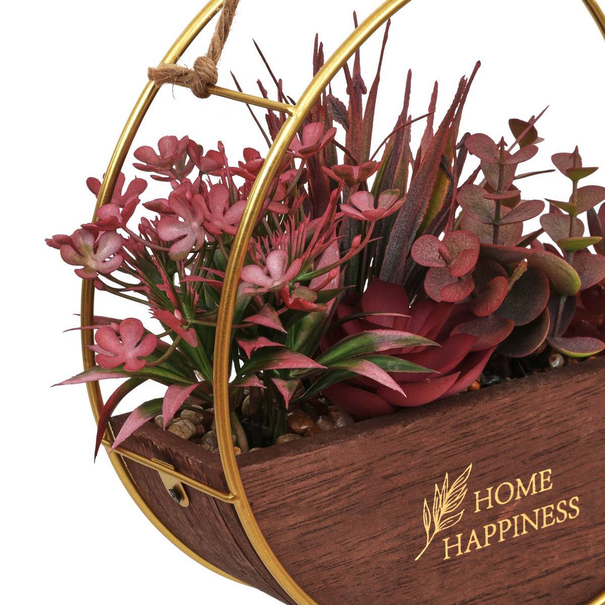 Atmosphera - Plante artificielle Krist H.20cm marron - Atmosphera Créateur d'intérieur - Image 2