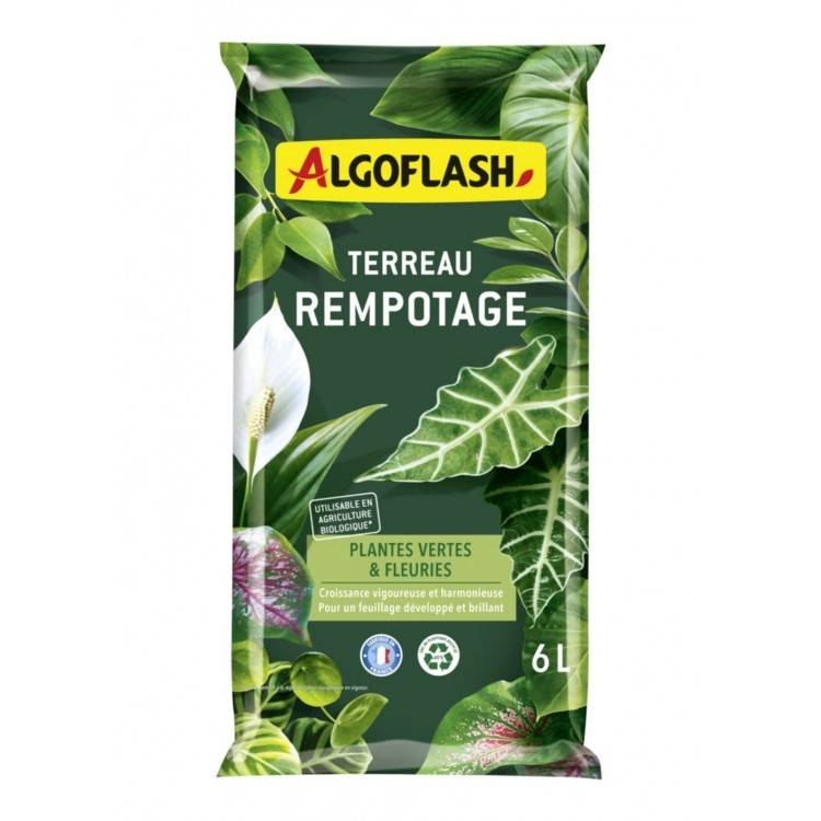 Algoflash - Terreau Rempot.pltes Vert.fleuri.6l/nc Algoflash. - Atrem6n - Image 2
