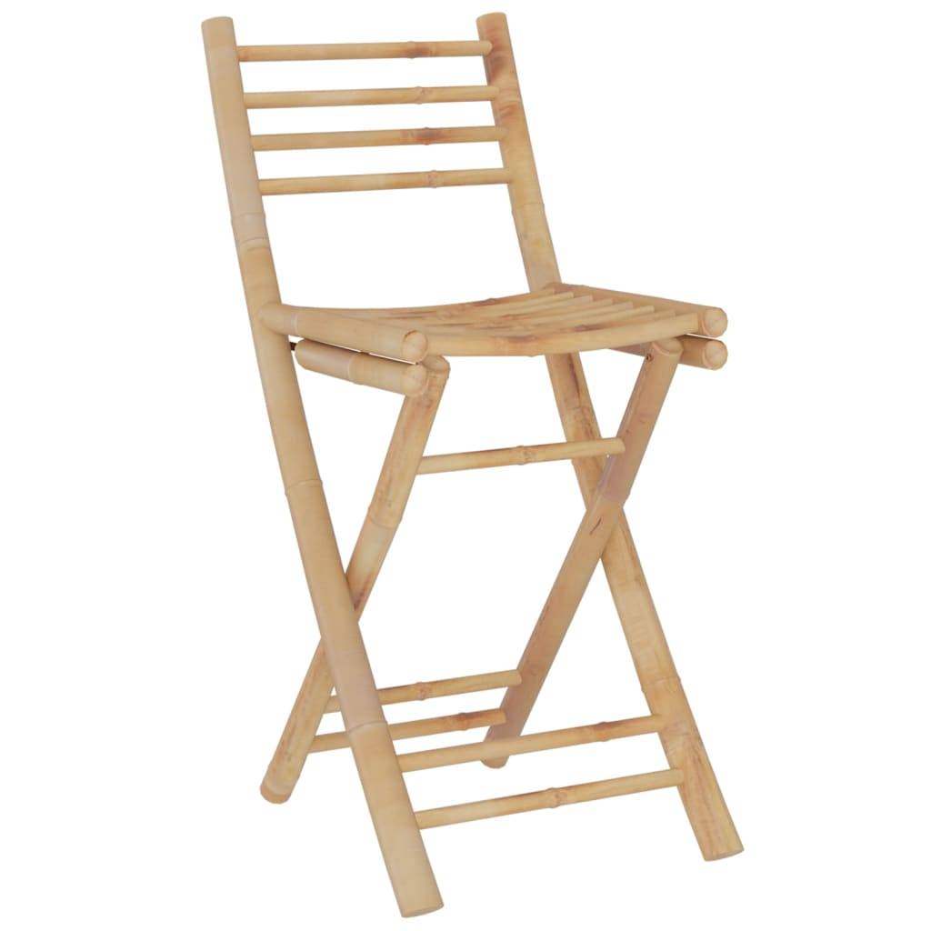 Vidaxl - Mobilier de bar 3 pcs Bambou vidaXL 341741 - Image 7