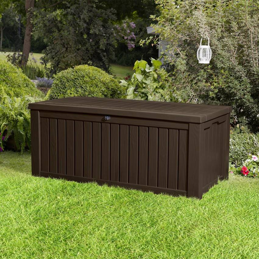 Keter - Coffre de jardin en résine pour l'extérieur MaxiBox Resin - Image 1