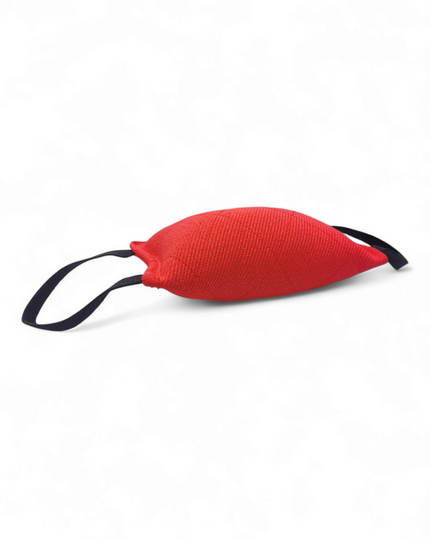 France Croquettes - Boudin de jeux et de dressage rouge 3 poignees pour chien, FranceCroquettes - Image 3