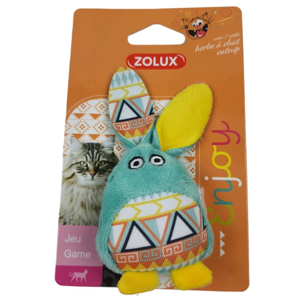 Zolux - zolux - Lapin vert Kali . 11 x 5 x 3 cm. avec catnip. Jouet chat - Image 3