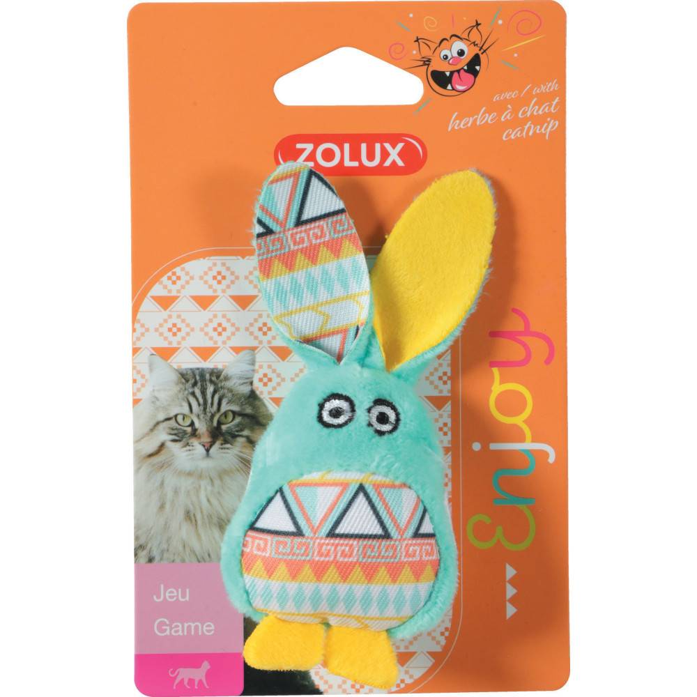 Zolux - zolux - Lapin vert Kali . 11 x 5 x 3 cm. avec catnip. Jouet chat - Image 2