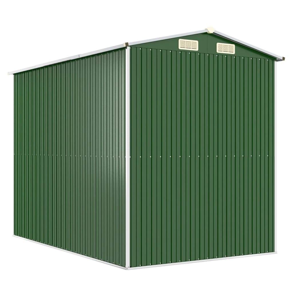 Vidaxl - Abri de jardin Vert 192x274x223 cm Métal galvanisé vidaXL 3147428 - Image 7