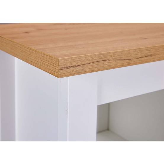 Buffet Avec Range-Bouteilles "Nichole" 124cm Blanc - Image 7