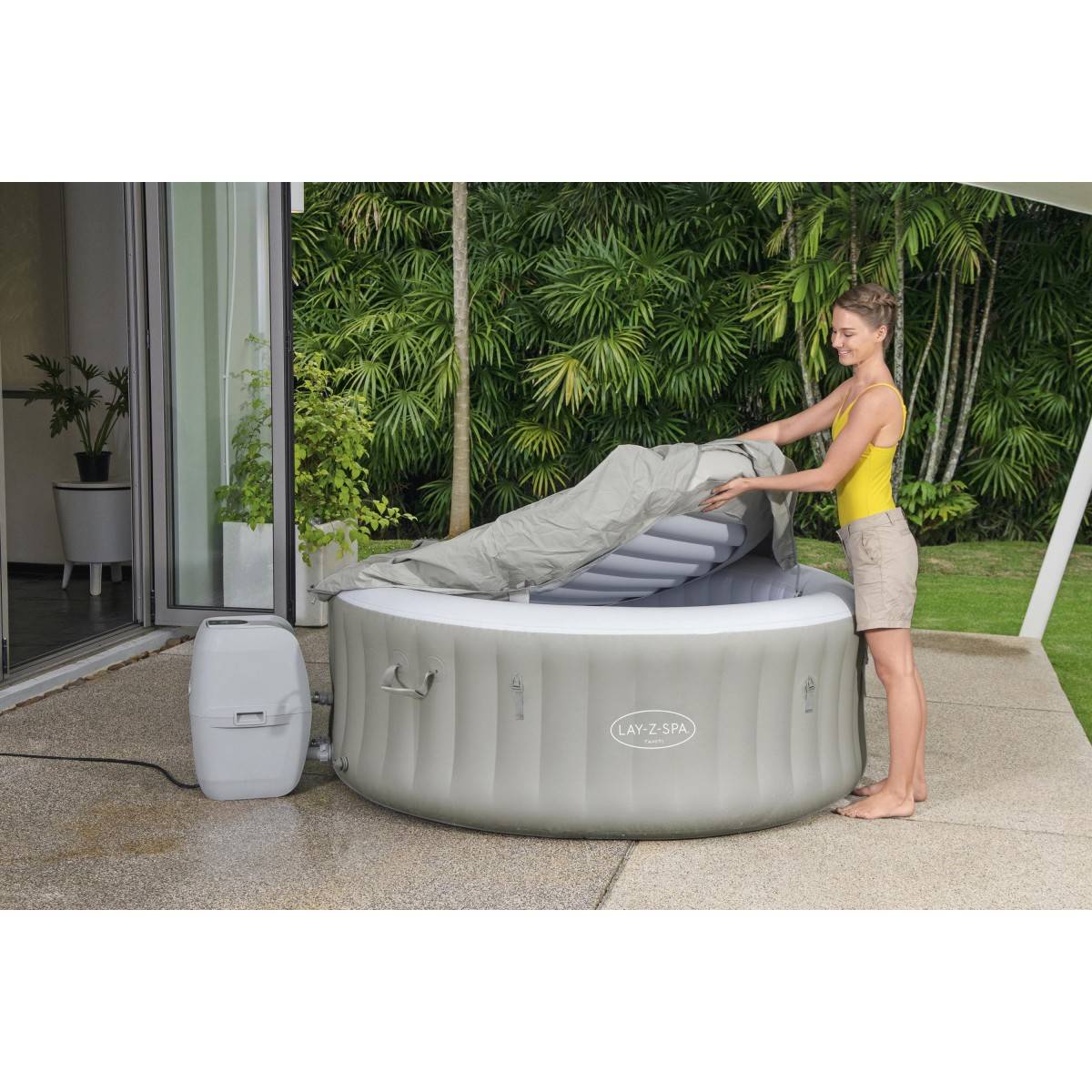 Bestway - Spa gonflable TAHITI Airjet 4 places Ø 180 x H 66 cm Système de massage à bulles AirJet 120 jets BESTWAY - Image 3