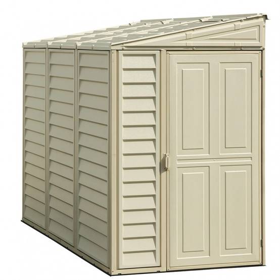 Duramax - Ezooza Abri de Jardin en PVC SideMate 4'x8' Classique 122 x 241 x 188 cm - Image 1