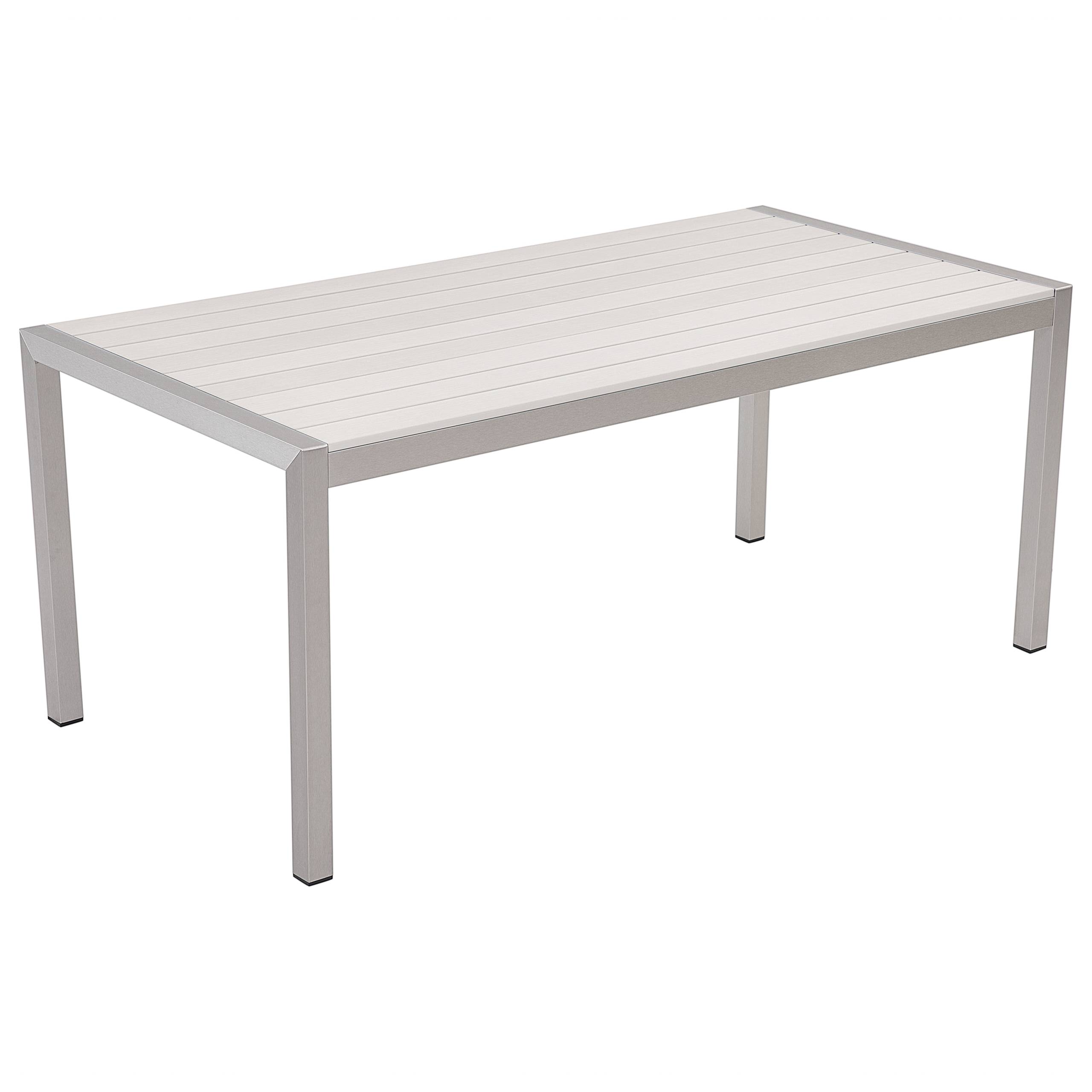 Beliani - Set de salle à manger, 6 Personnes Bois synthétique Blanc VERNIO - Beliani - Image 4