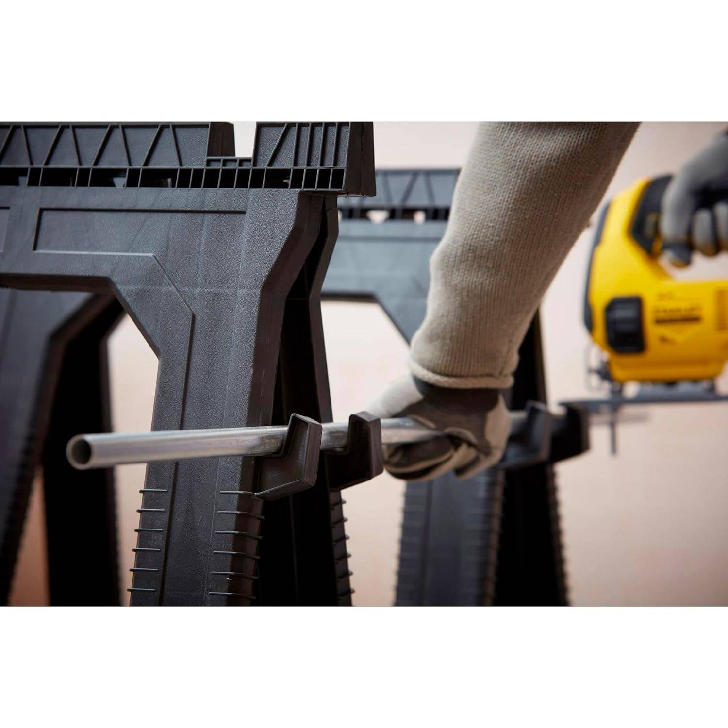 stanley - STANLEY Lot de 2 tréteaux PRO pliables 450kg STST1-70713 - Image 5