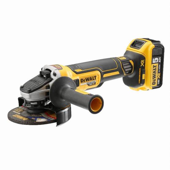 Meuleuse DEWALT Brushless XR Ø125 mm - 2 batteries 5.0Ah 18V - DCG405P2 - Image 1