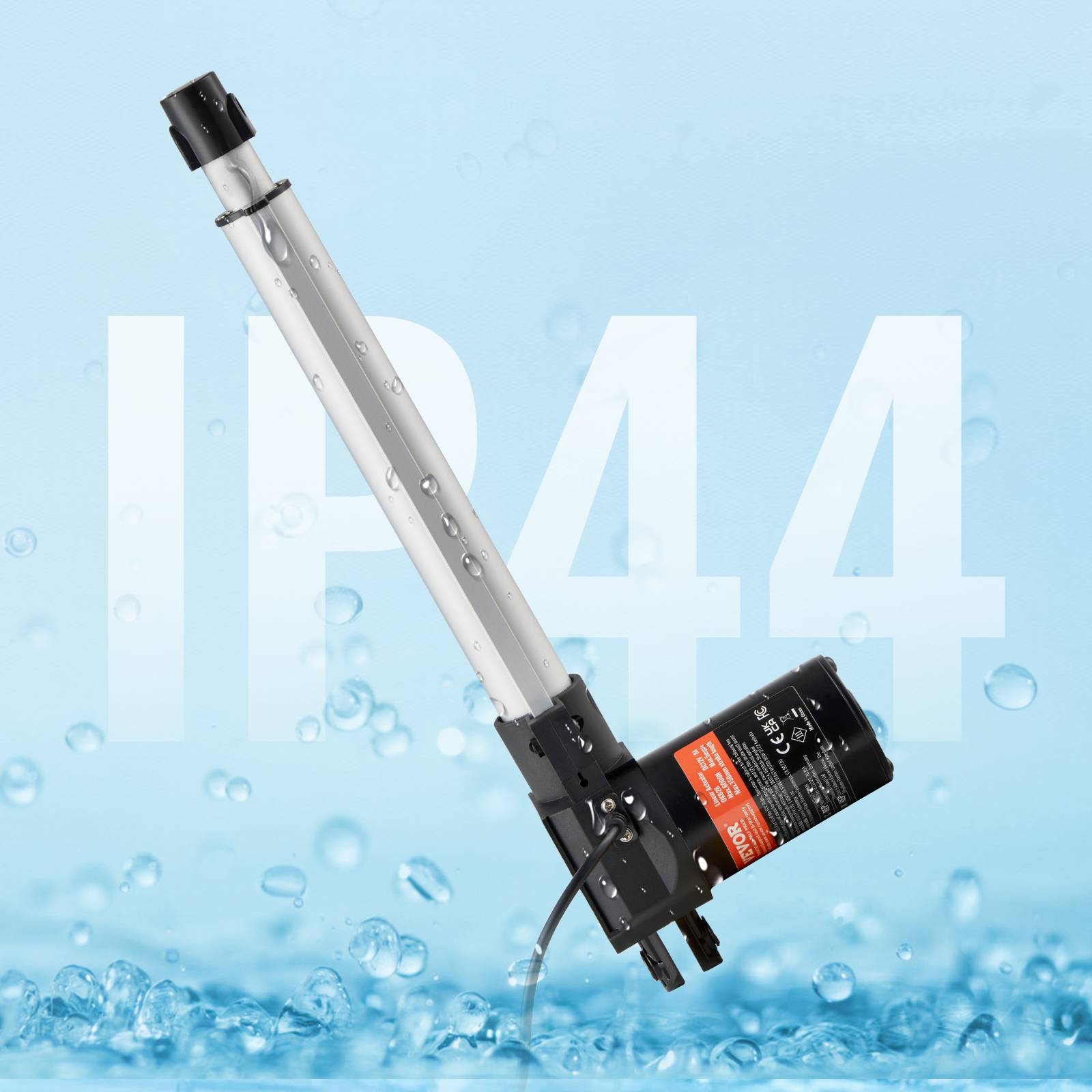 VEVOR Actionneur linéaire 12V 250mm 6000N 5mm/s, IP44, pour portes électriques, machines industrielles, navires. - Image 8
