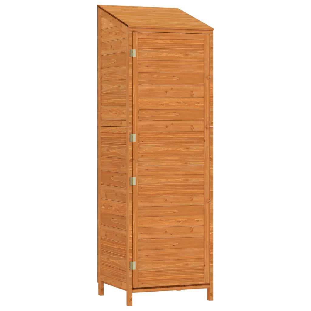 Abri de jardin 0.29m² - Cabane de jardin - Remise de jardin Marron 55x52x174,5 cm Bois de sapin solide MAISON CHIC - Image 1