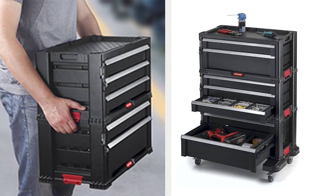 Keter - Servante à outils mobile Drawer 7 tiroirs - KETER - Image 3