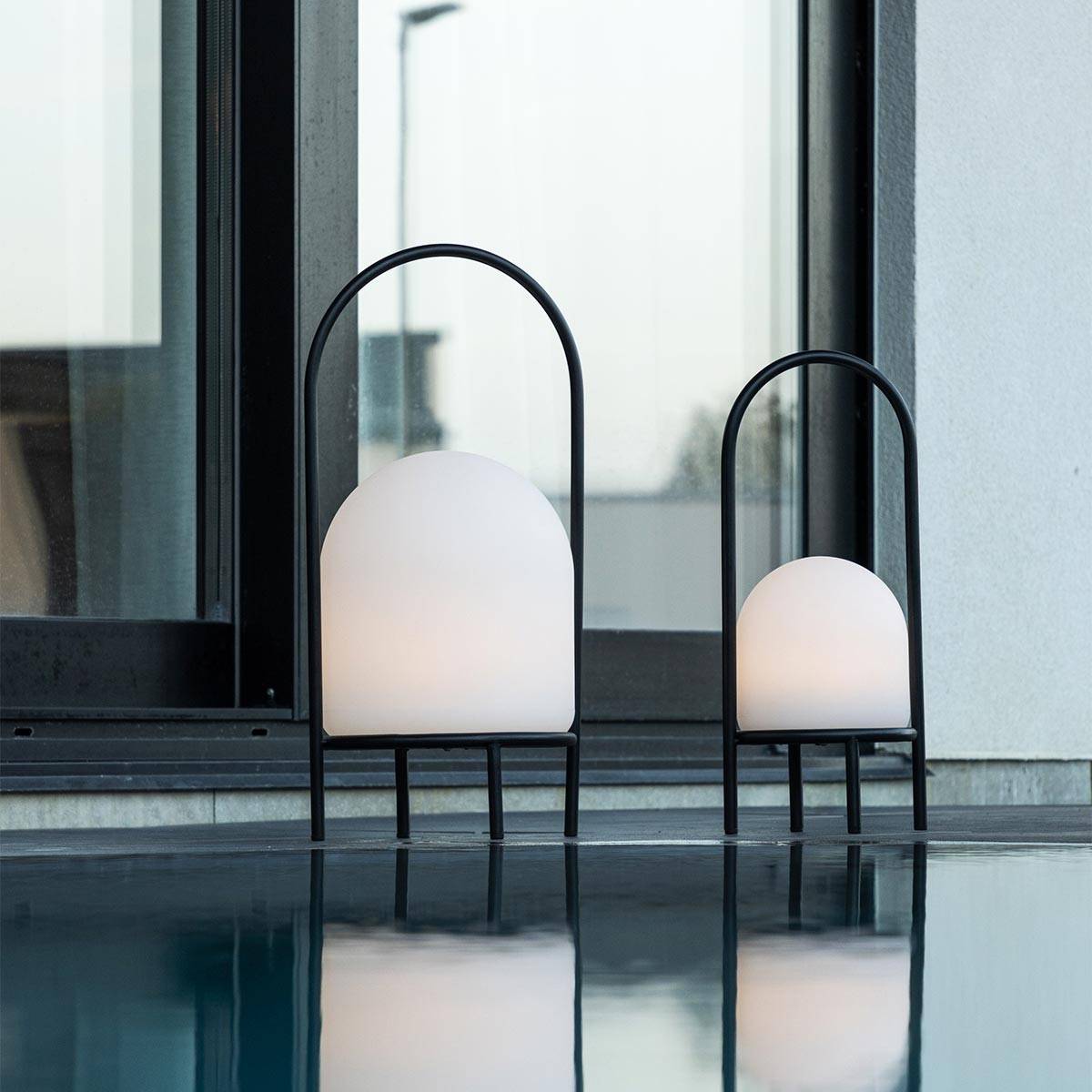 Paris Prix - Lampe à Poser d'Extérieur LED "Colie" 53cm Noir - Image 4