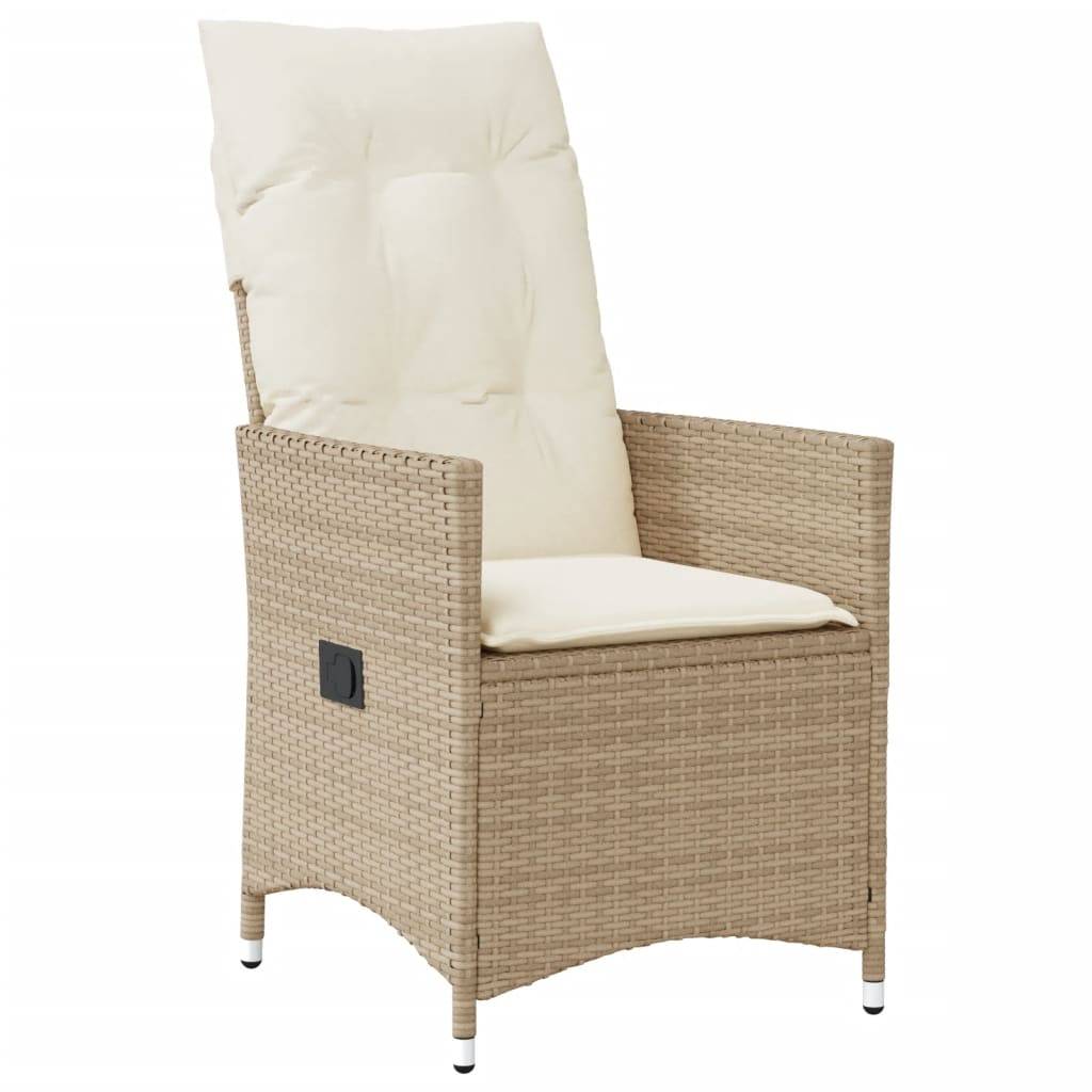 ComfortXL - Salon de Jardin 2 Personnes en Résine Tressée Beige Fauteuils Inclinables – ComfortXL Outdoor Living - Image 3