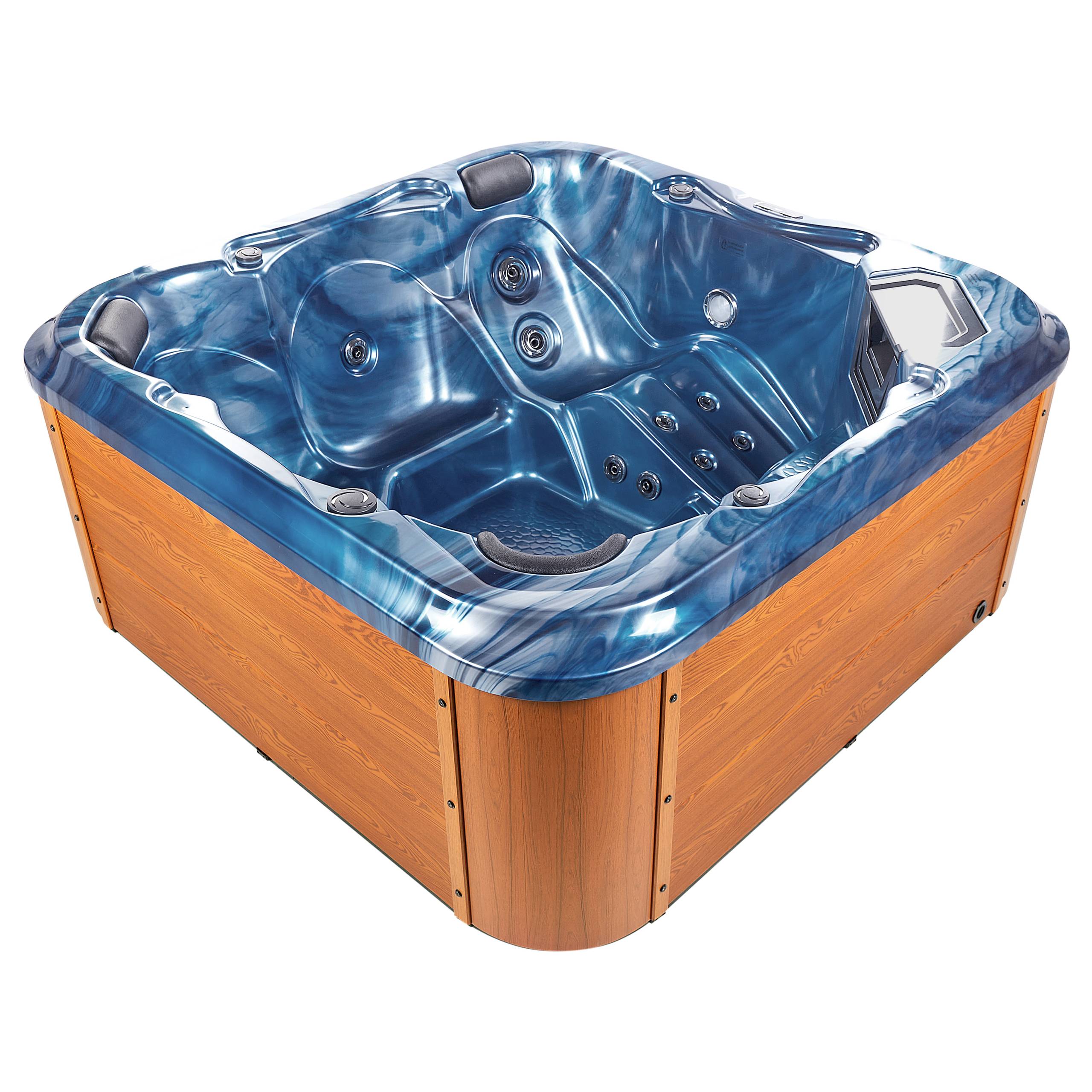 Beliani - Bain à remous d'extérieur Acrylique Bleu TULAROSA - Beliani - Image 2