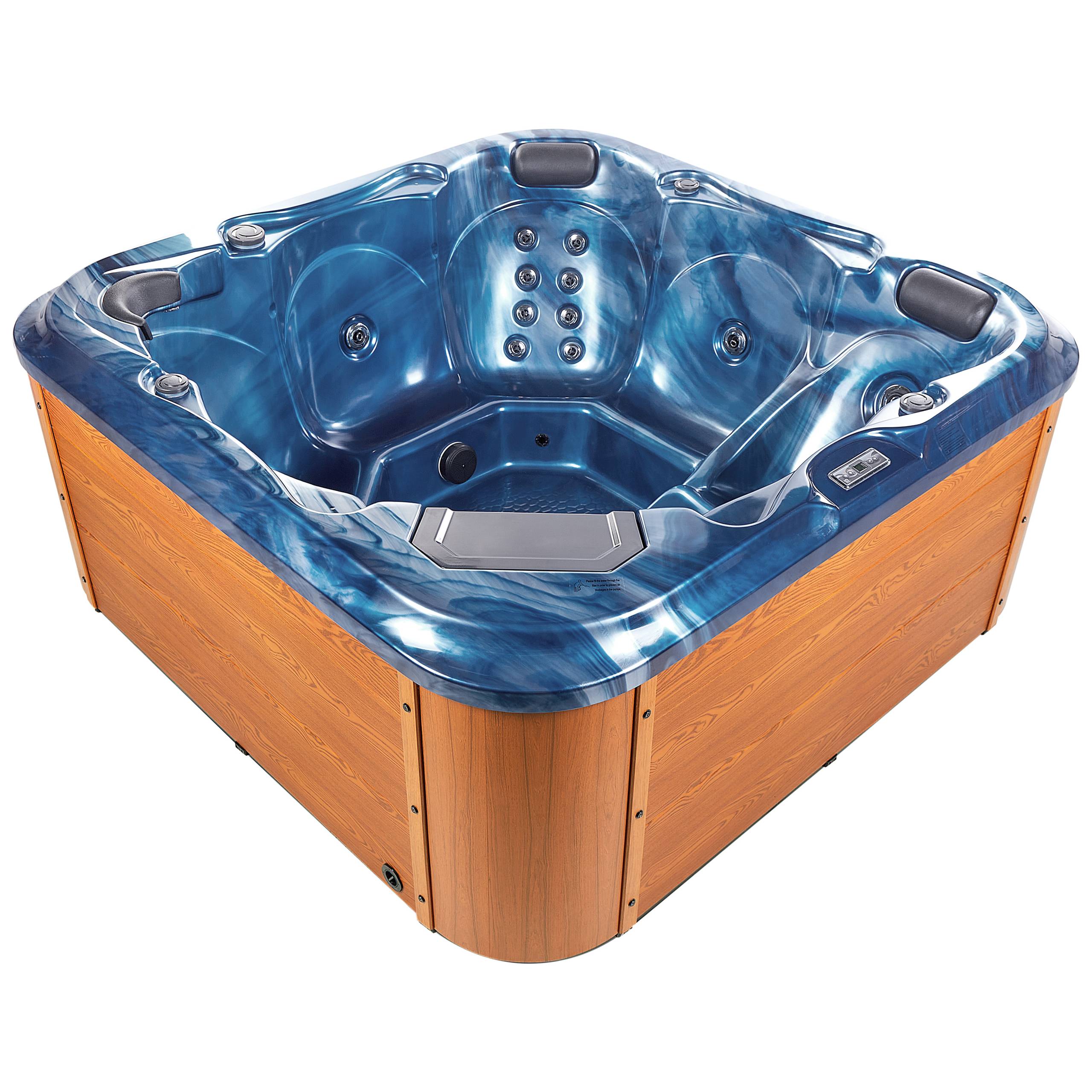 Beliani - Bain à remous d'extérieur Acrylique Bleu TULAROSA - Beliani - Image 8