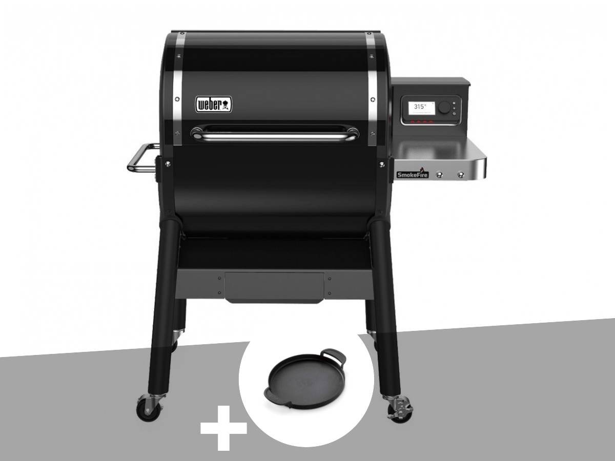 Weber - Barbecue à pellets Weber Smokefire EX4 GBS + Plancha - Image 1