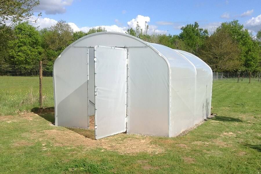 Serre de jardin Saumuroise - 18m² - 2 portes avec bâche diffusante - Jardin Couvert - Image 1