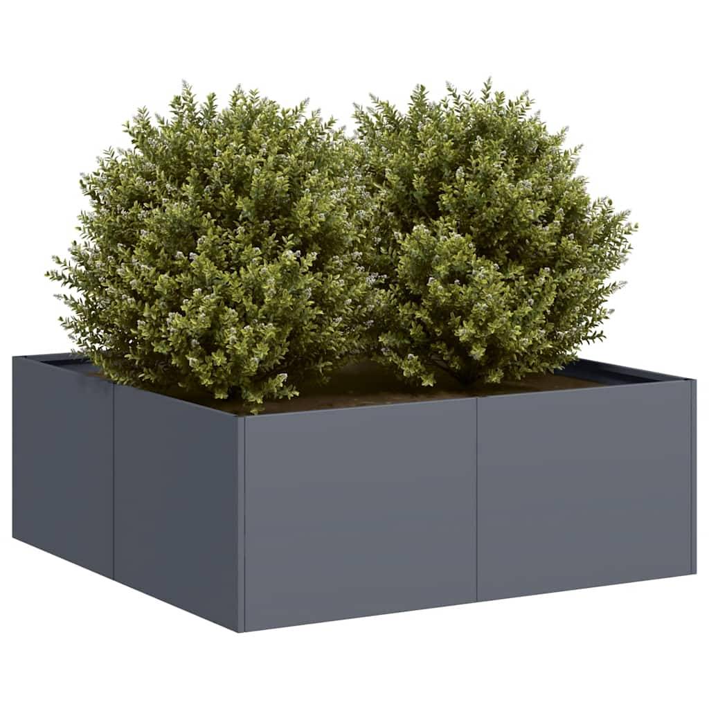 ComfortXL - Potager carré surélevé acier anthracite pour jardin contemporain 80cm – ComfortXL Outdoor Living - Image 1