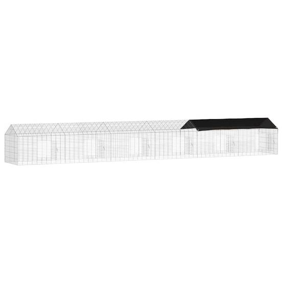 Vidaxl - Cage pour lapins Argent 600 x 78 x 78 cm Acier galvanisé vidaXL 42019239 - Image 7