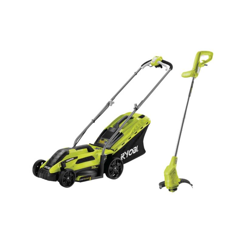 Ryobi - Pack RYOBI Tondeuse électrique 1300W 33cm RLM13E33S - Coupe bordures et dresse bordures 350W RLT3525 - Image 1