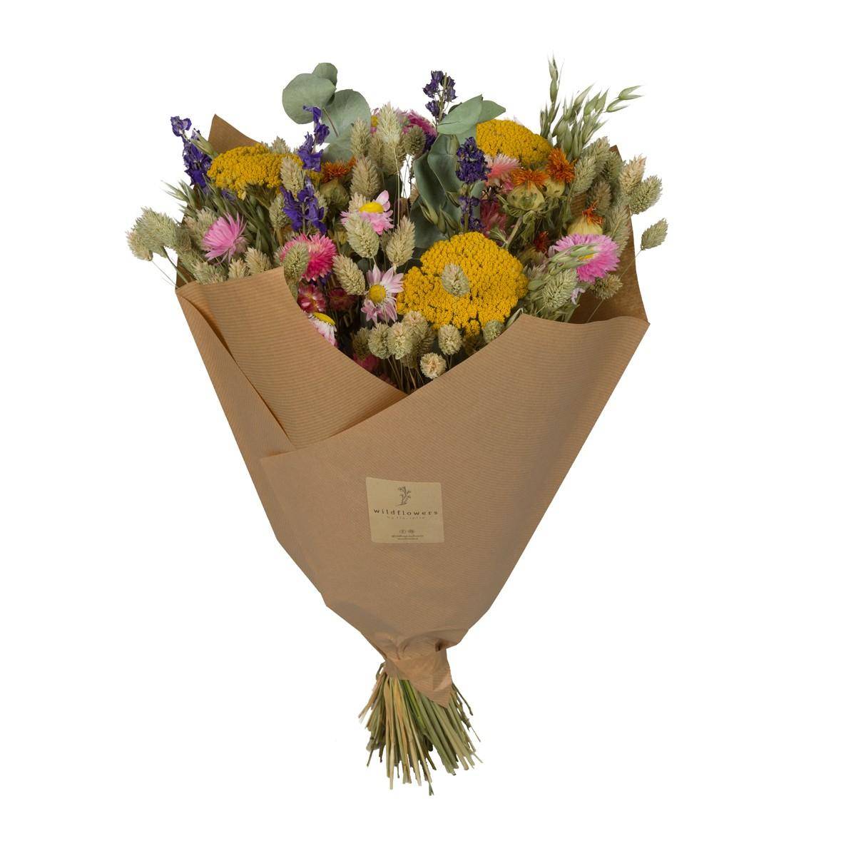Bouquet de fleurs séchées classique multicolore - ↕60cm - Image 1