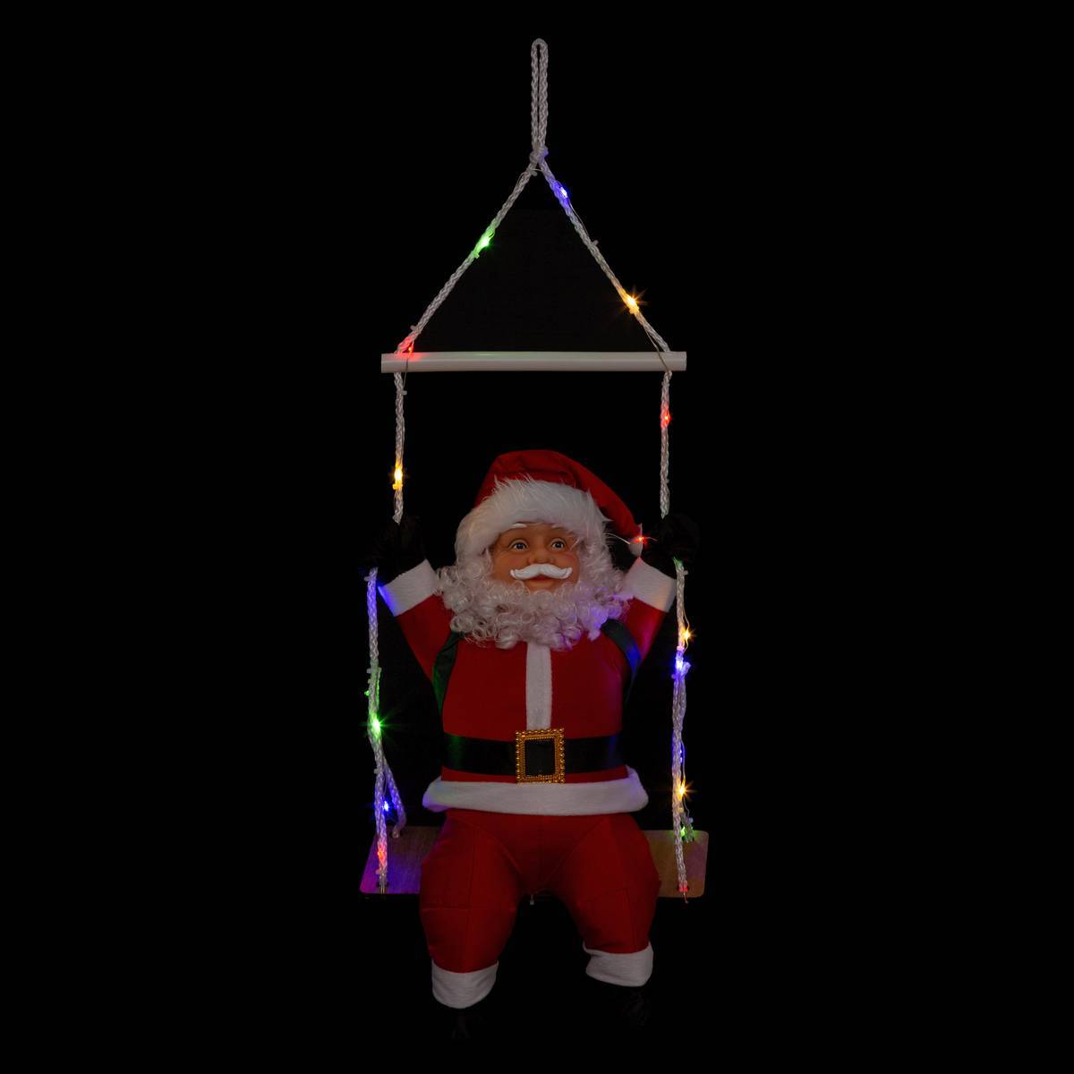 Fééric Lights & Christmas - Grimpeur père noël balance led 8 fonctions H60 FEERIC LIGHTS & CHRISTMAS