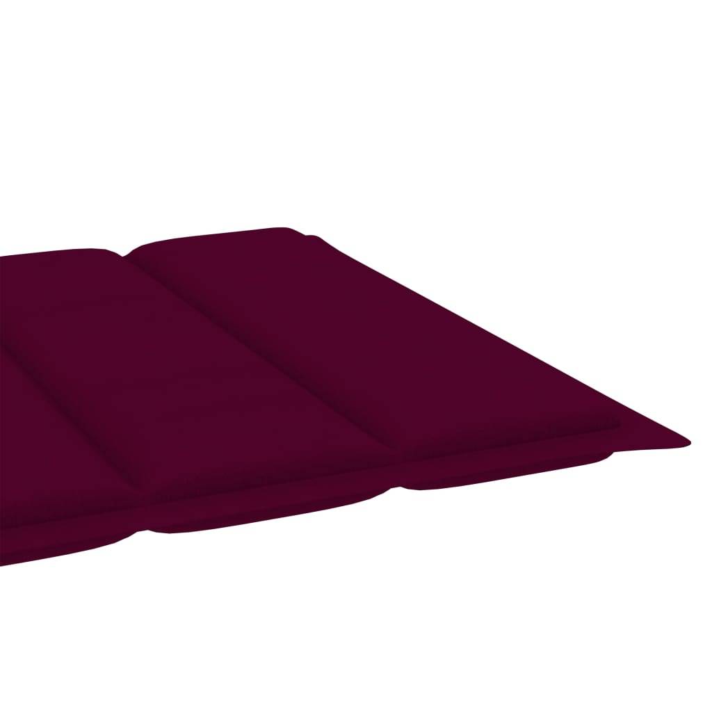 Helloshop26 - Transat chaise longue bain de soleil lit de jardin terrasse meuble d'extérieur avec table et coussin bois de teck solide - Image 8