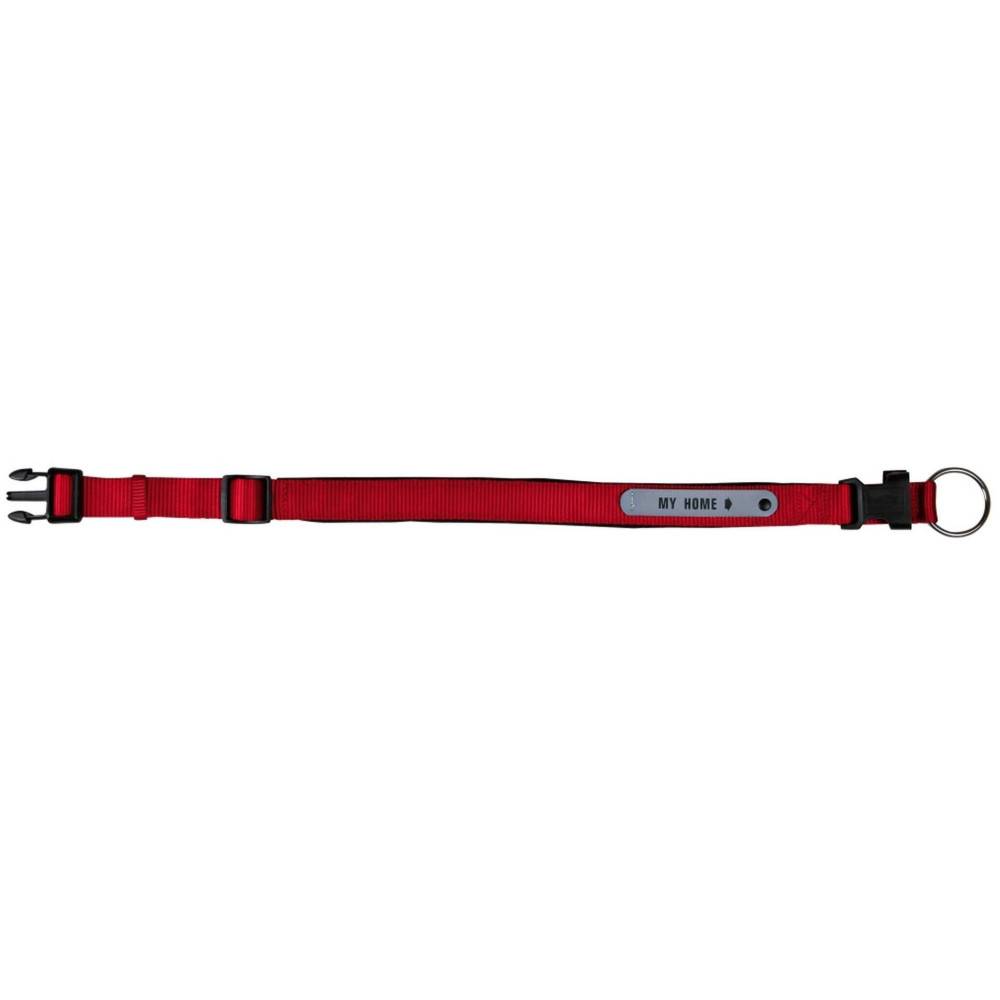 Trixie - Trixie - Collier 45-50 cm rouge  néoprène et bande adresse pour chien - Image 2