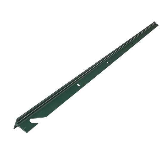 Poteau T vert pour grillage WERKA PRO - Image 1