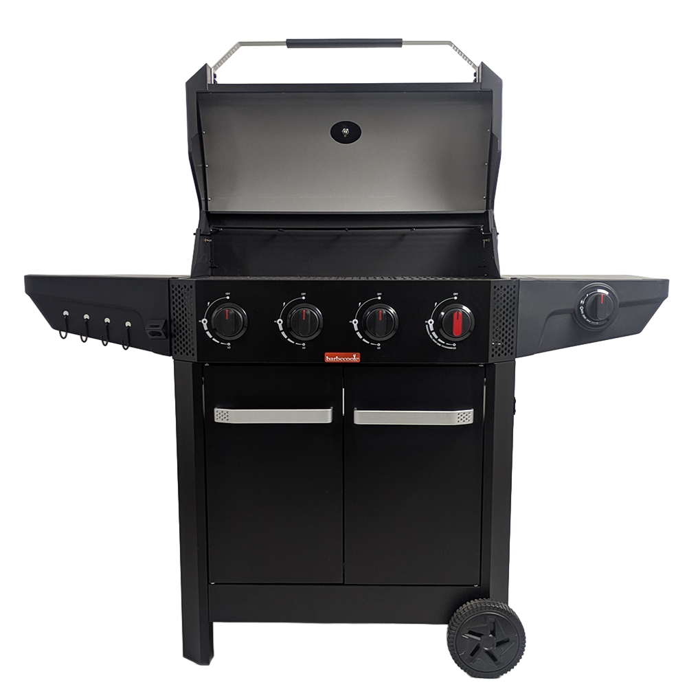 Barbecook - Barbecue à gaz Luca 412 + réchaud latéral - Noir - Image 6