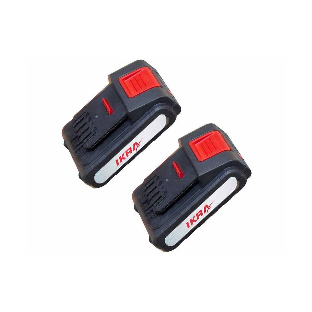 Débroussailleuse à batterie sans fil 40V - 2 batteries lithium 2.0Ah Chargeur double - Bobine de Fil + Lame 3 dents 25,5 cm IKRA - Image 3