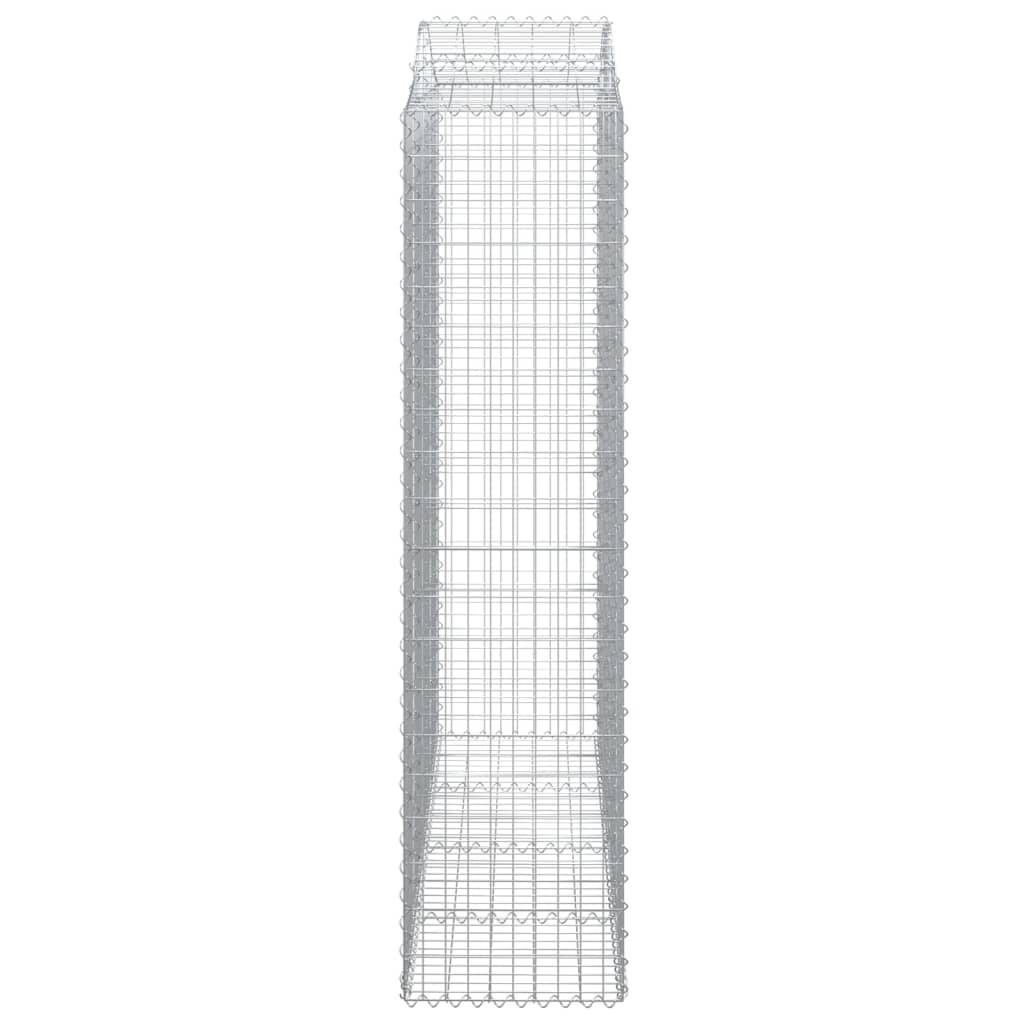 Vidaxl - Panier de gabions arqué 200x50x200/220 cm Fer galvanisé vidaXL 153400 - Image 5