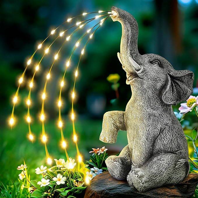 Statue d'Éléphant Décorative pour Jardin - IntiMeg - Image 3