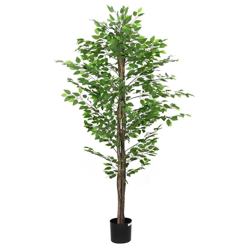 Vidaxl - Plante artificielle ficus 1260 feuilles 200 cm vert - Image 1
