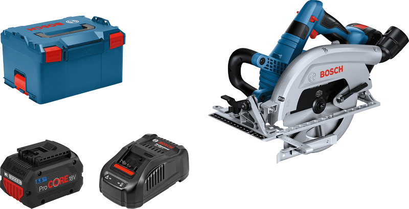 Bosch - Scie circulaire 18V 2x5Ah GKS 18V-70 L L-BOXX | 06016B9002 - Bosch - Image 1