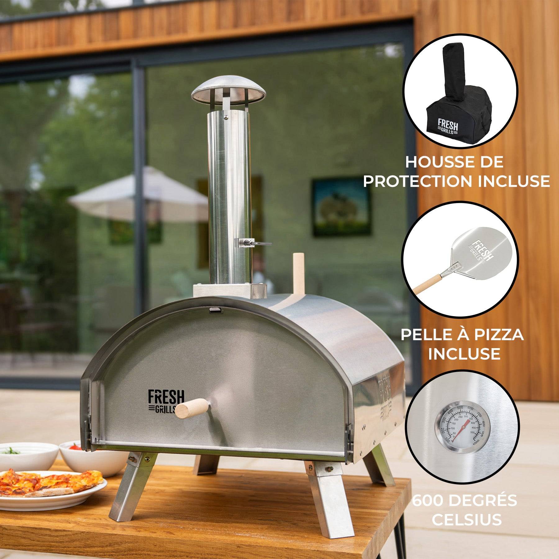 Monstershop - Fresh Grills Four à Pizza de Table Extérieure Premium XL - Image 2