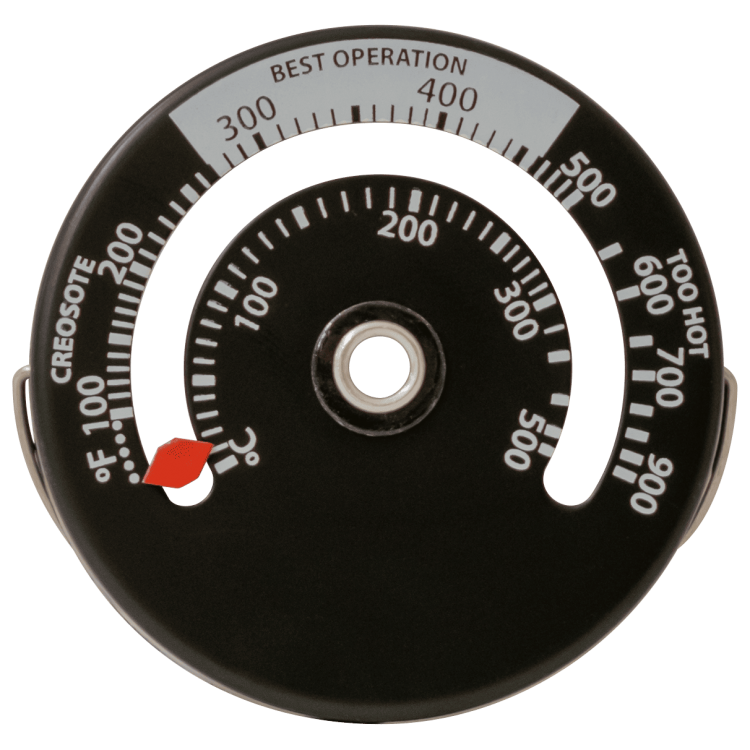 Pyro Feu 2012-12 Thermomètre avec aimant pour contrôle de la performance des poê - Image 2
