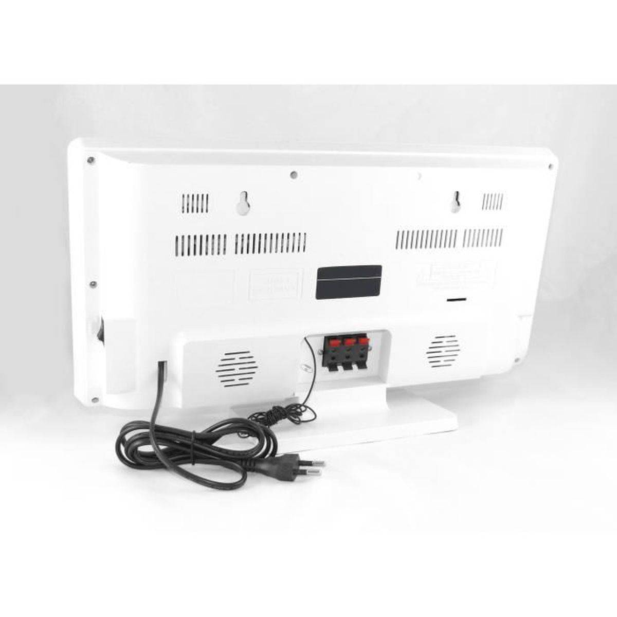 Inovalley - Chaîne Hi-Fi compacte INOVALLEY CH43-DVD, écran LCD 12 pouces, DVD/CD, FM, USB 2.0, SD/MMC, sortie AV - INOVALLEY - Image 3