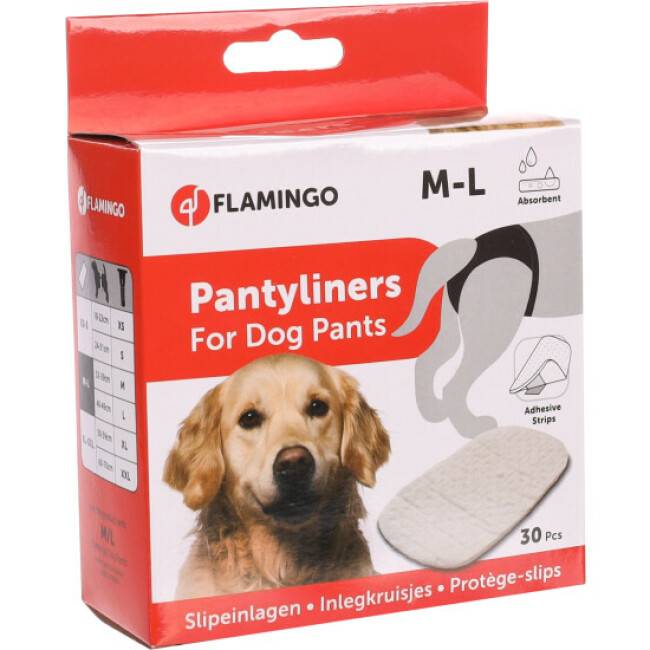 Flamingo - Protège-slips pour slip Jolly Taille 2-3 M-L Lot de 30