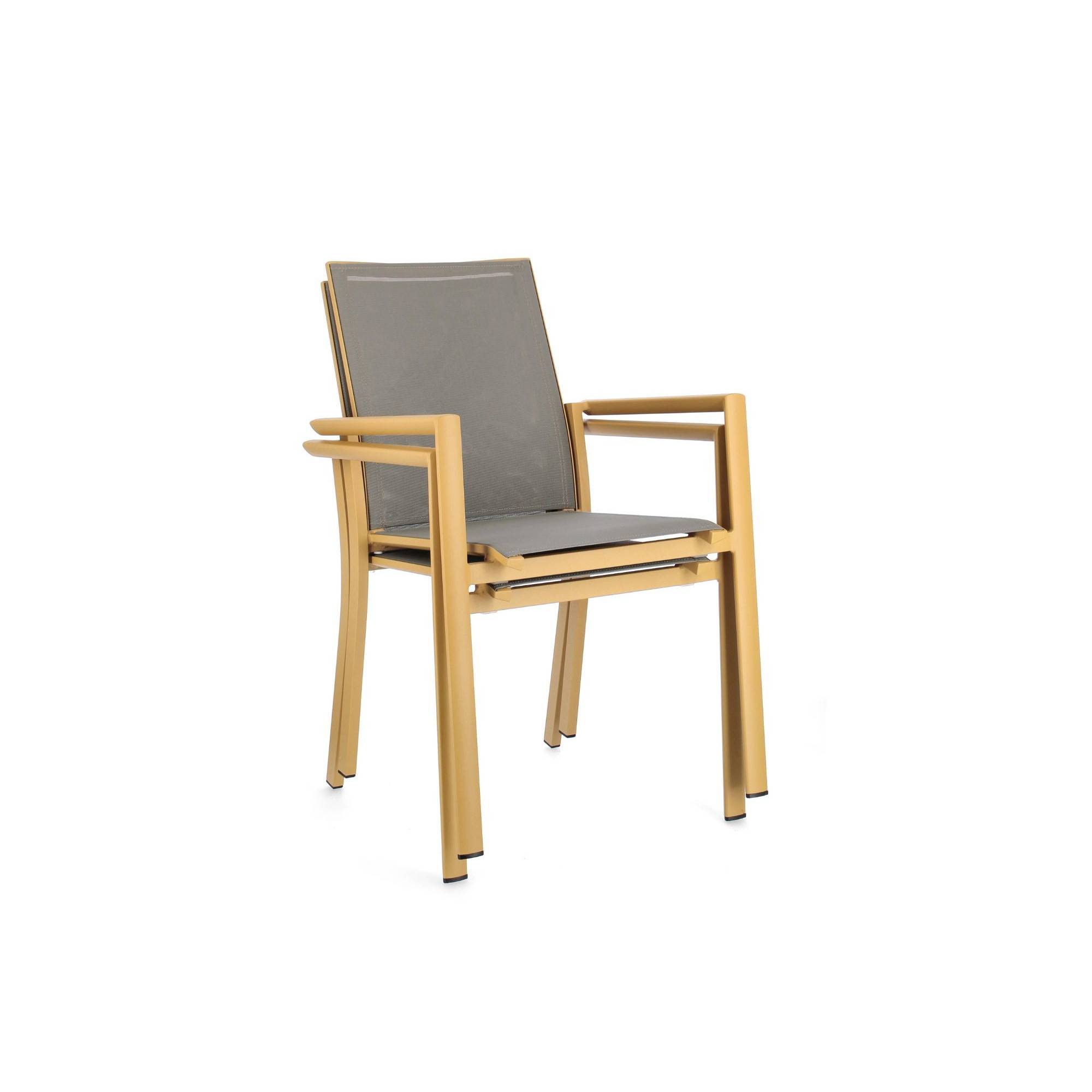 Autre - Chaises de jardin colorées en aluminium (lot de 4) - CASSIS - Image 8