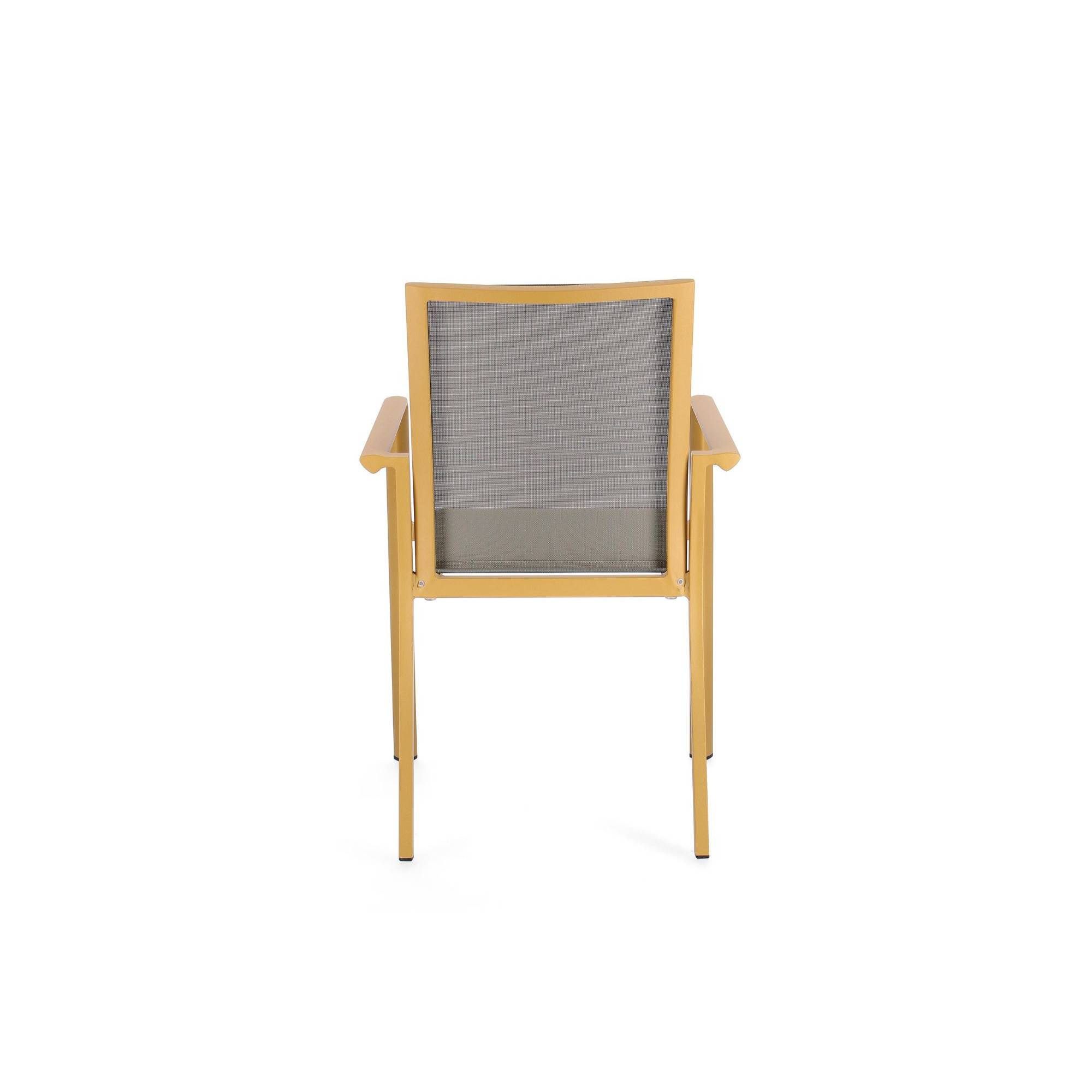 Autre - Chaises de jardin colorées en aluminium (lot de 4) - CASSIS - Image 7