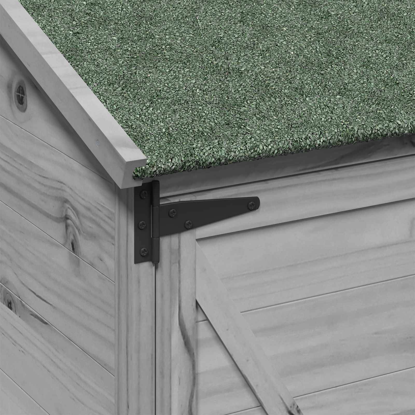 Vidaxl - Abri de jardin Gris 59,5 x 56 x 176,5 cm Bois d'ingénierie vidaXL 42033478 - Image 9