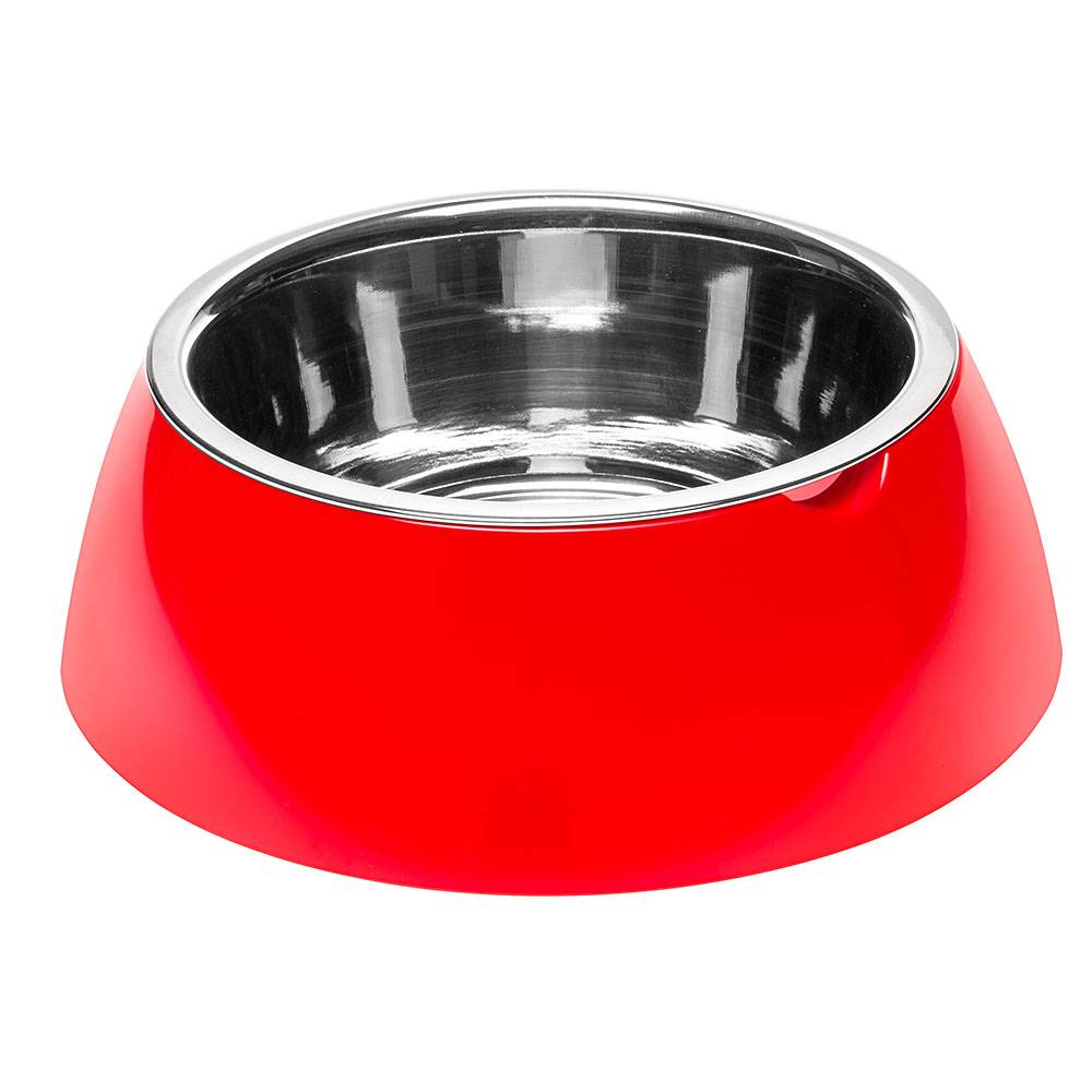 Ferplast - Ferplast Gamelle pour chien Gamelle pour chat Jolie - Gamelles pour eau et nourriture en acier inoxydable avec support en plastique, antidérapant, - Image 1