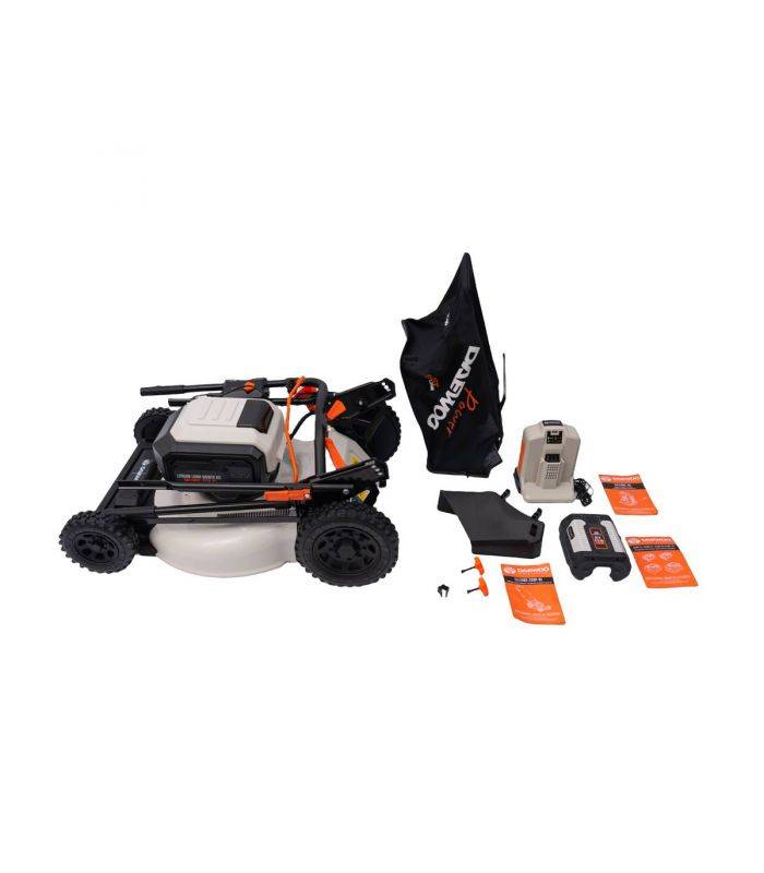 Daewoo - Tondeuse sans fil 62V DAEWOO, lame 56 cm, batterie 8Ah et chargeur - DALLM62-22SP-K1 - Image 7