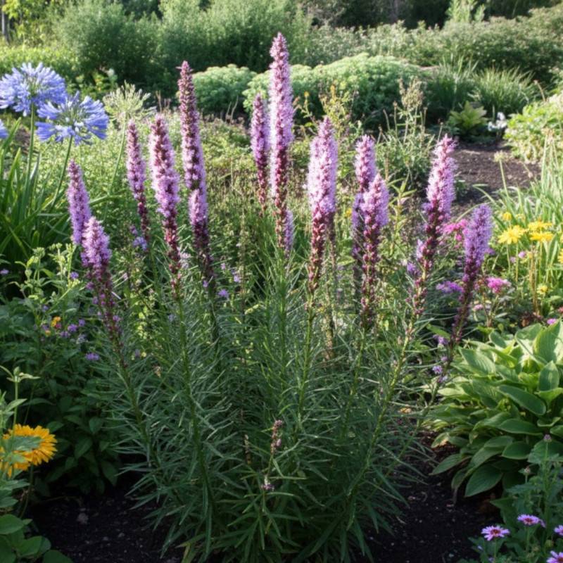 Plume du Kansas Floristan Violett, Liatris à fleurs Violette/ - feuillage Caduc - Godet - 5/20 cm - Image 1
