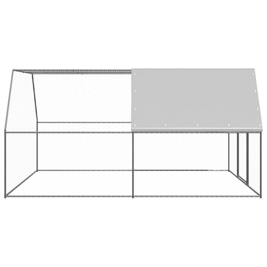 Poulailler Volière Extérieur Acier Galvanisé pour Jardin Sécurisé 3x4x2m – ComfortXL Outdoor Living - Image 3
