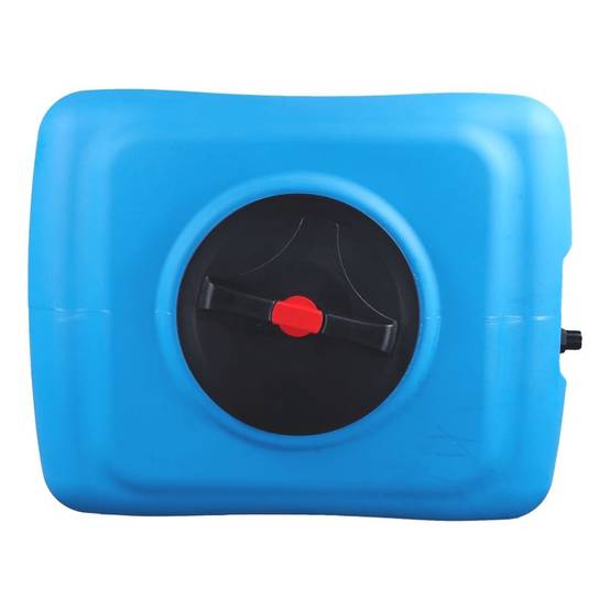 Cuve récupération eau de pluie 500L - Réservoir aérien compact bleu - Polyéthylène - ELBI CPN - Image 7
